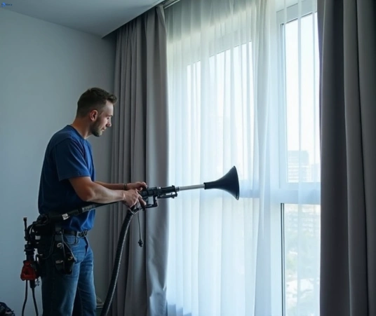 Professional drapes cleaning process tools Matty Curtain Cleaning condell-park-nsw